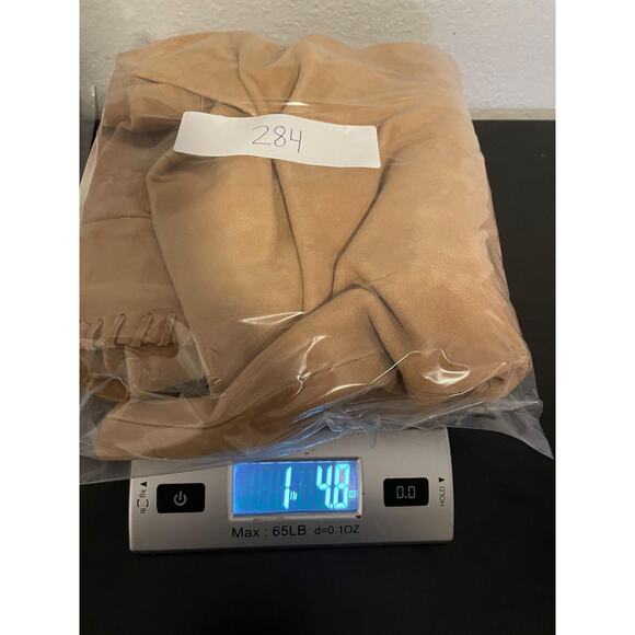 Michael Kors Jacket Womens Large Suede Leather Open Front Boho Detail - Picture 8 of 9